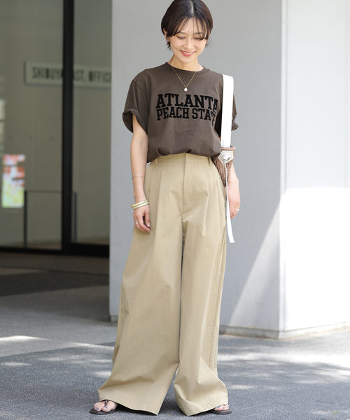 JOURNAL STANDARD relume(ジャーナルスタンダード レリューム)の「【GULFCOAST SPORTSWEAR】ロゴTシャツ(Tシャツ/カットソー・レディース・ボルドー/グリーン/チャコールグレー/コバルトブルー・FREE)」の6枚目の写真