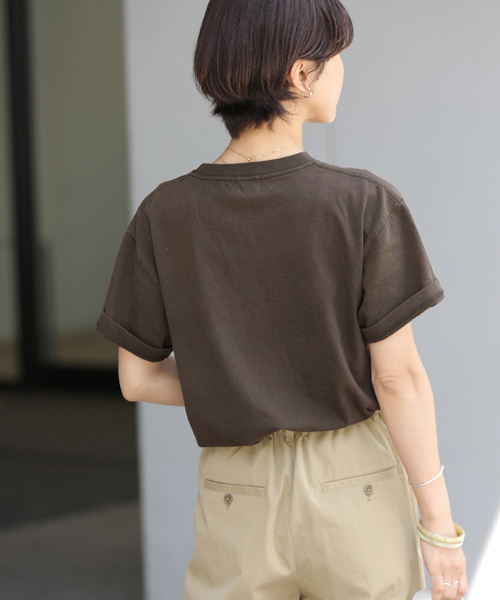 JOURNAL STANDARD relume(ジャーナルスタンダード レリューム)の「【GULFCOAST SPORTSWEAR】ロゴTシャツ(Tシャツ/カットソー・レディース・ボルドー/グリーン/チャコールグレー/コバルトブルー・FREE)」の12枚目の写真