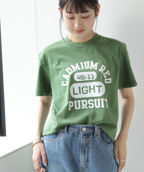 JOURNAL STANDARD relume(ジャーナルスタンダード レリューム)の「【GULFCOAST SPORTSWEAR】ロゴTシャツ(Tシャツ/カットソー・レディース・ボルドー/グリーン/チャコールグレー/コバルトブルー・FREE)」の16枚目の写真