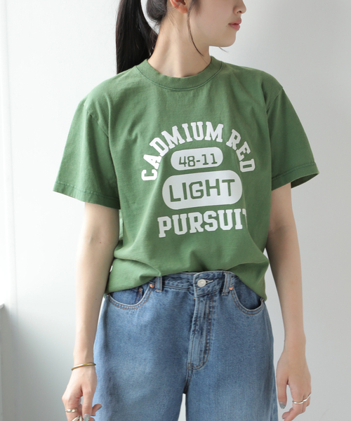 JOURNAL STANDARD relume(ジャーナルスタンダード レリューム)の「【GULFCOAST SPORTSWEAR】ロゴTシャツ(Tシャツ/カットソー・レディース・ボルドー/グリーン/チャコールグレー/コバルトブルー・FREE)」の17枚目の写真