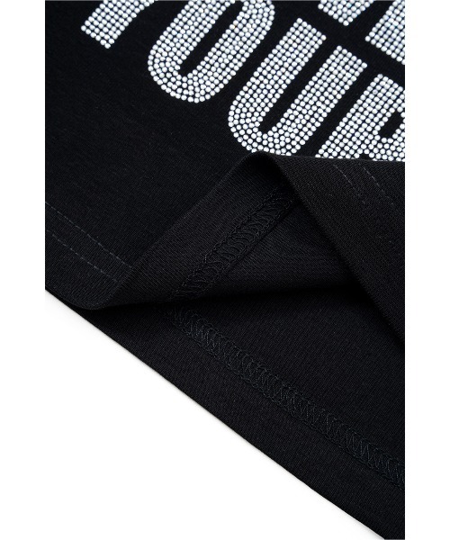 SupBaby by SUPPLIER(サプベイビーバイサプライヤー)の「Tシャツ|I'm Not Your Baby Cropped Tee|SupBaby by SUPPLIER(Tシャツ/カットソー・レディース・ブラック/ホワイト・MEDIUM/SMALL)」の6枚目の写真