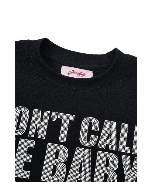 SupBaby by SUPPLIER(サプベイビーバイサプライヤー)の「Tシャツ|I'm Not Your Baby Cropped Tee|SupBaby by SUPPLIER(Tシャツ/カットソー・レディース・ブラック/ホワイト・MEDIUM/SMALL)」の10枚目の写真