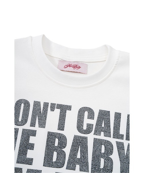 SupBaby by SUPPLIER(サプベイビーバイサプライヤー)の「Tシャツ|I'm Not Your Baby Cropped Tee|SupBaby by SUPPLIER(Tシャツ/カットソー・レディース・ブラック/ホワイト・MEDIUM/SMALL)」の18枚目の写真