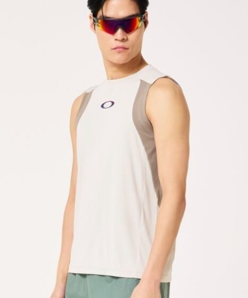 OAKLEY（オークリー）の「オークリー  IRIDIUM NS CREW 1.0（Tシャツ/カットソー・メンズ・サンドグレー/ホワイト/ブラック・L/LL/3L/S/M）」の3枚目の写真