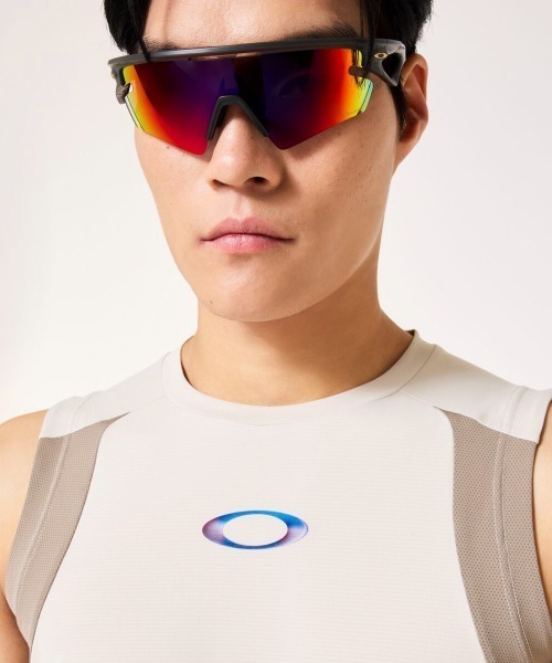OAKLEY（オークリー）の「オークリー  IRIDIUM NS CREW 1.0（Tシャツ/カットソー・メンズ・サンドグレー/ホワイト/ブラック・L/LL/3L/S/M）」の20枚目の写真