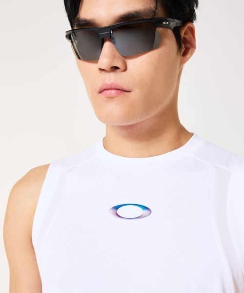 OAKLEY（オークリー）の「オークリー  IRIDIUM NS CREW 1.0（Tシャツ/カットソー・メンズ・サンドグレー/ホワイト/ブラック・L/LL/3L/S/M）」の8枚目の写真