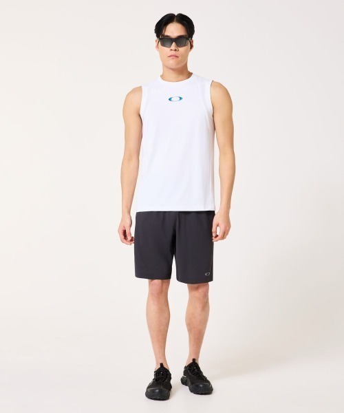 OAKLEY（オークリー）の「オークリー  IRIDIUM NS CREW 1.0（Tシャツ/カットソー・メンズ・サンドグレー/ホワイト/ブラック・L/LL/3L/S/M）」の5枚目の写真