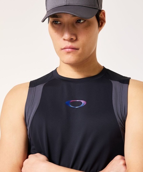 OAKLEY（オークリー）の「オークリー  IRIDIUM NS CREW 1.0（Tシャツ/カットソー・メンズ・サンドグレー/ホワイト/ブラック・L/LL/3L/S/M）」の14枚目の写真