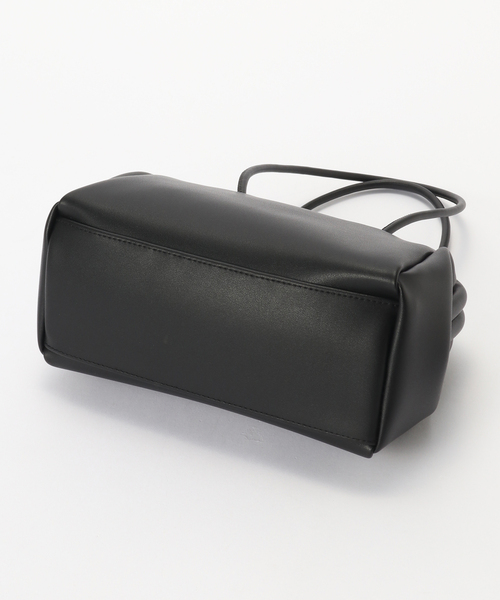 B.C STOCK（ベーセーストック）の「ソフトスクエアハンドバッグ（ハンドバッグ・レディース・ホワイト/ブラウン/ブラック・FREE）」の6枚目の写真