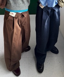 SELAN（セラン）の「【ユニセックス】ウエストネーム2タックワイドストレートチノパンツ（チノパンツ）」