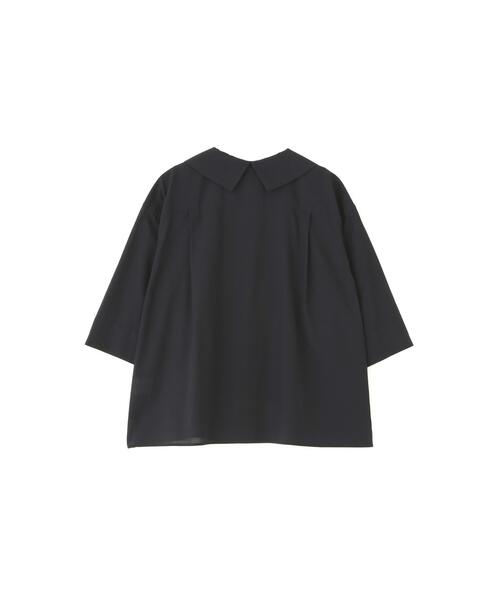 MARGARET HOWELL（マーガレットハウエル）の「WASHED COTTON（シャツ/ブラウス・レディース・ネイビー・2/1）」の4枚目の写真