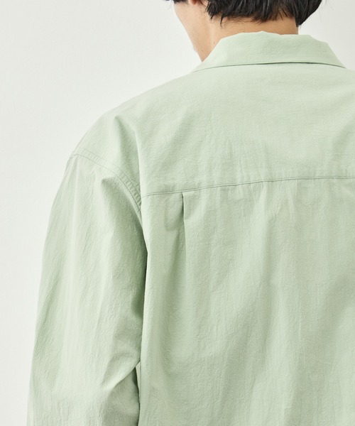 CITY TOKYO(シティトウキョウ)の「【CITY TOKYO/シティートーキョー】High twist cotton シャツ(シャツ/ブラウス・メンズ・ミント/オフホワイト・2/1)」の20枚目の写真
