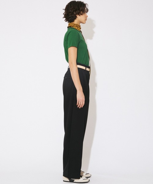 beautiful people（ビューティフルピープル）の「high twist jersey regular-fit little people embroidery T-shirts（Tシャツ/カットソー・レディース・オフホワイト/グリーン/ネイビー・40/38）」の8枚目の写真
