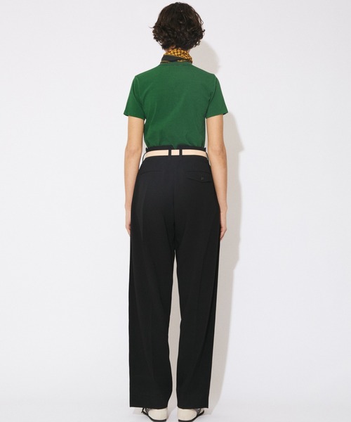 beautiful people（ビューティフルピープル）の「high twist jersey regular-fit little people embroidery T-shirts（Tシャツ/カットソー・レディース・オフホワイト/グリーン/ネイビー・40/38）」の9枚目の写真