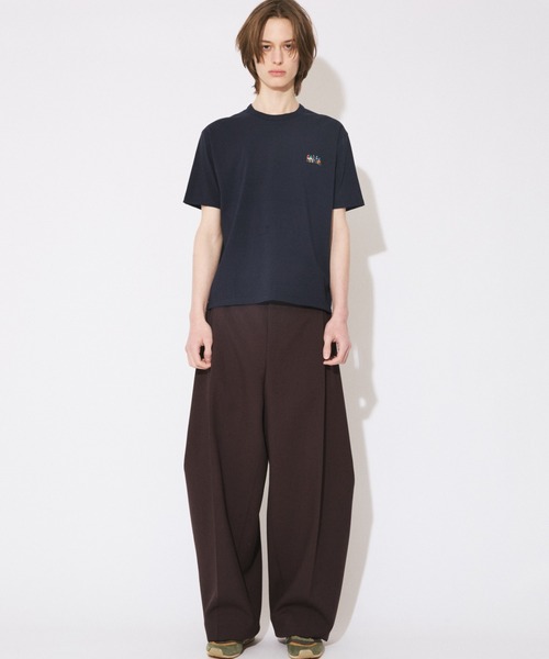 beautiful people（ビューティフルピープル）の「high twist jersey regular-fit little people embroidery T-shirts（Tシャツ/カットソー・レディース・オフホワイト/グリーン/ネイビー・40/38）」の12枚目の写真
