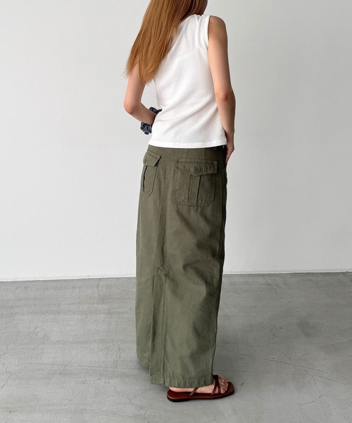 CANAL JEAN(キャナルジーン)の「El mar サーマルクルーネックタンクトップ(タンクトップ・レディース・ネイビー/グレー/アイボリー・ONE SIZE)」の8枚目の写真