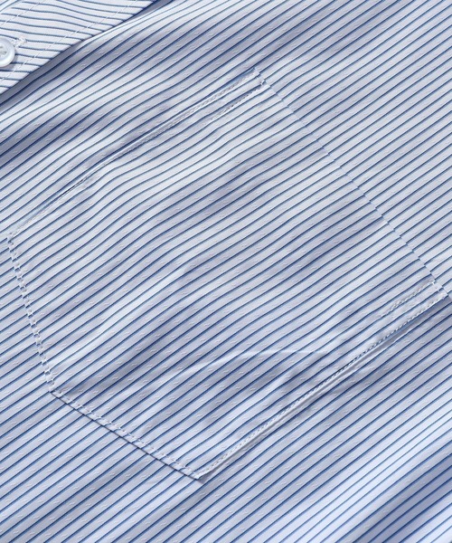 Cloudstyle(クラウドスタイル)の「【Cloudstyle】ノンアイロン ストライプ柄 長袖 ビジネスシャツ(ビジネスシャツ・メンズ・ブルー系その他2/ブルー/ホワイト/ブルー系その他/ブラック・SMALL/X-LARGE/LARGE/MEDIUM/XX-LARGE)」の21枚目の写真