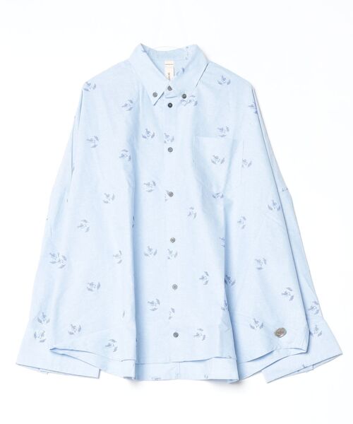 fridge(フリッジ)の「【SHINYAKOZUKA】シンヤコズカ GIANT SHIRT (ISSUE#7)(Tシャツ/カットソー・メンズ・ライトブルー/ホワイト/ブラック・MEDIUM/SMALL)」の3枚目の写真
