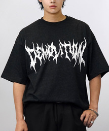 Ammie（アミー）の「グラフィック Tシャツ ワイド シルエット トップス（Tシャツ/カットソー）」
