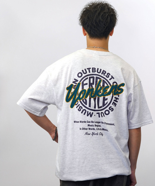 Ammie(アミー)の「グラフィック Tシャツ ワイド シルエット トップス(Tシャツ/カットソー・メンズ・ホワイト系その他3/ブラック系5/ブラック系3/ホワイト系その他4/ブラック系6/ブラック系7/ブラック系4/ブラック系8/ブラック系9・M/L)」の17枚目の写真