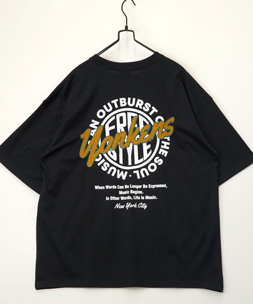 Ammie(アミー)の「グラフィック Tシャツ ワイド シルエット トップス(Tシャツ/カットソー・メンズ・ホワイト系その他3/ブラック系5/ブラック系3/ホワイト系その他4/ブラック系6/ブラック系7/ブラック系4/ブラック系8/ブラック系9・M/L)」の19枚目の写真