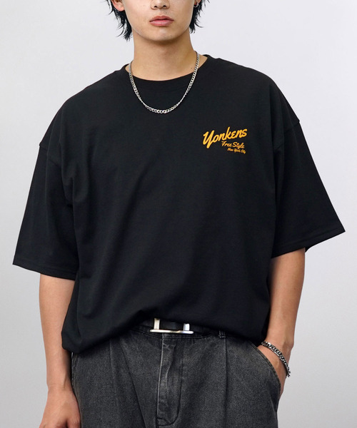 Ammie(アミー)の「グラフィック Tシャツ ワイド シルエット トップス(Tシャツ/カットソー・メンズ・ホワイト系その他3/ブラック系5/ブラック系3/ホワイト系その他4/ブラック系6/ブラック系7/ブラック系4/ブラック系8/ブラック系9・M/L)」の20枚目の写真