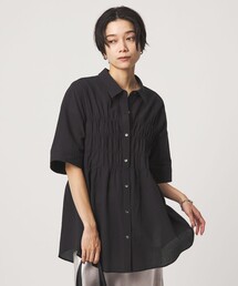 シャーリング ブラウス