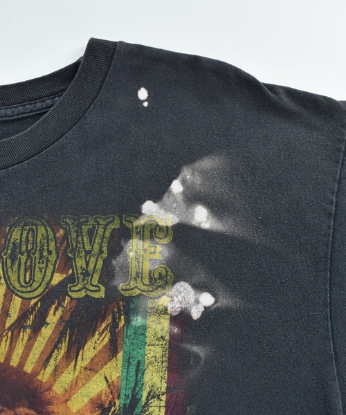 VINTAGE(ヴィンテージ)の「【USED】BOB MARLEY “BOB MARLEY&Lion“ バンドTシャツ(Tシャツ/カットソー・メンズ・ブラック・X-LARGE)」の3枚目の写真