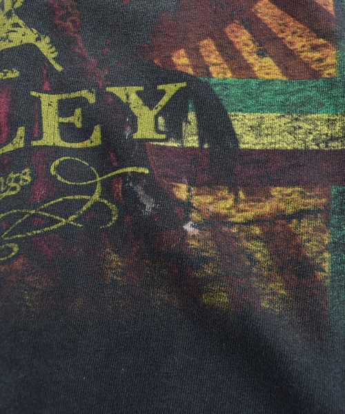 VINTAGE(ヴィンテージ)の「【USED】BOB MARLEY “BOB MARLEY&Lion“ バンドTシャツ(Tシャツ/カットソー・メンズ・ブラック・X-LARGE)」の6枚目の写真
