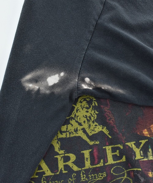 VINTAGE(ヴィンテージ)の「【USED】BOB MARLEY “BOB MARLEY&Lion“ バンドTシャツ(Tシャツ/カットソー・メンズ・ブラック・X-LARGE)」の7枚目の写真