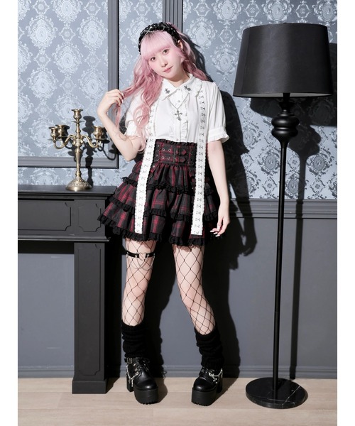NOEMIE(ノエミー)の「襟刺繍レースホックネックレス付きブラウス(シャツ/ブラウス・レディース・ネイビー/オフホワイト/ブラック・M)」の14枚目の写真