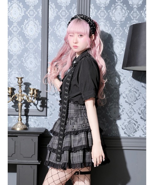 NOEMIE(ノエミー)の「襟刺繍レースホックネックレス付きブラウス(シャツ/ブラウス・レディース・ネイビー/オフホワイト/ブラック・M)」の18枚目の写真