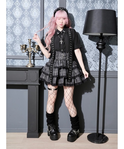 NOEMIE(ノエミー)の「襟刺繍レースホックネックレス付きブラウス(シャツ/ブラウス・レディース・ネイビー/オフホワイト/ブラック・M)」の20枚目の写真