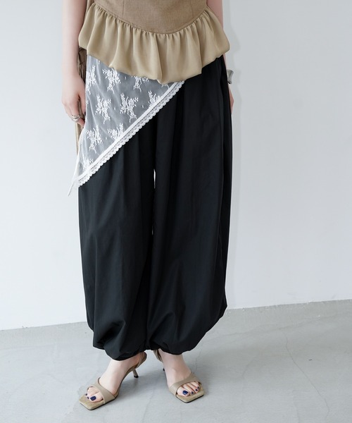 chuclla(チュクラ)の「バルーンシルエットワイドパンツ chw26s364(その他パンツ・レディース・ブラック・S/M/L)」の2枚目の写真