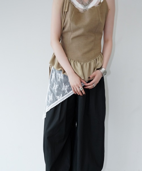 chuclla(チュクラ)の「バルーンシルエットワイドパンツ chw26s364(その他パンツ・レディース・ブラック・S/M/L)」の5枚目の写真