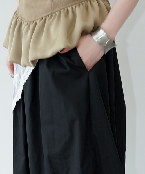 chuclla(チュクラ)の「バルーンシルエットワイドパンツ chw26s364(その他パンツ・レディース・ブラック・S/M/L)」の7枚目の写真