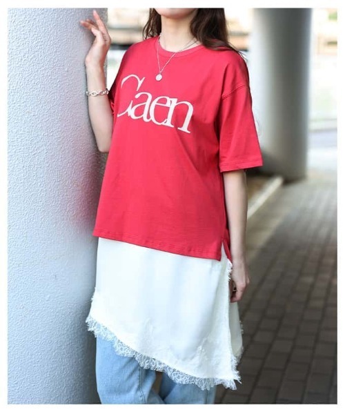 Sawa a la mode(サワアラモード)の「アシンメトリーサテンレースキャミソール(キャミソール・レディース・ブラック/アイボリー・FREE)」の19枚目の写真