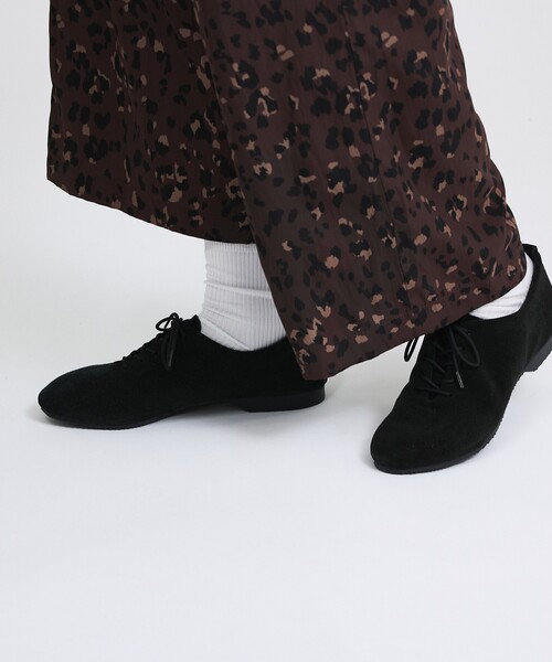 CROWN（クラウン）の「【CROWN/クラウン】DANCE JAZZ SUEDE/ダンスジャズスエード/シューズ（バレエシューズ・レディース・ブラック・7/6/5/4）」の2枚目の写真