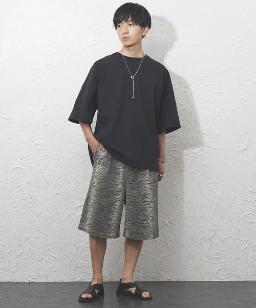 MinoriTY(マイノリティ)の「【MinoriTY】ダートデザインハーフパンツ 柄物 カモ柄 ゼブラ柄 メンズ 夏服(その他パンツ・メンズ・グリーン系その他/グレー系その他・M/L)」の8枚目の写真