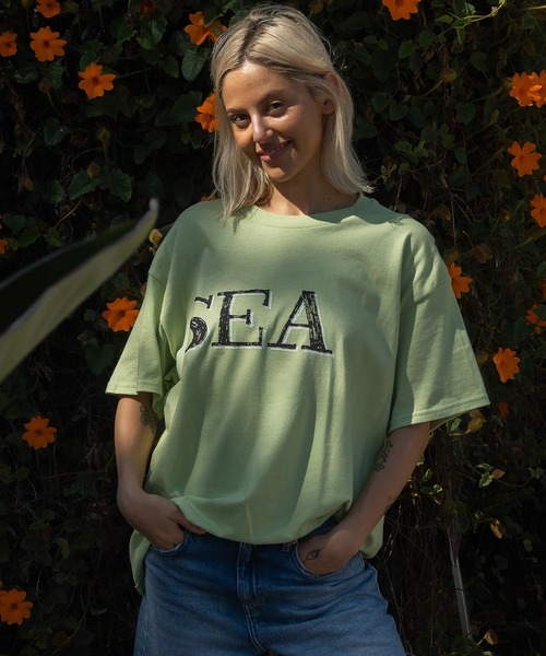 WIND AND SEA（ウィンダンシー）の「Logo S/S Tee（Tシャツ/カットソー・メンズ・パープル/ライム・LARGE/MEDIUM/SMALL/X-LARGE）」の2枚目の写真