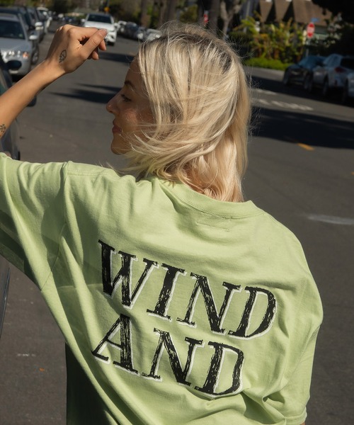 WIND AND SEA（ウィンダンシー）の「Logo S/S Tee（Tシャツ/カットソー・メンズ・パープル/ライム・LARGE/MEDIUM/SMALL/X-LARGE）」の3枚目の写真
