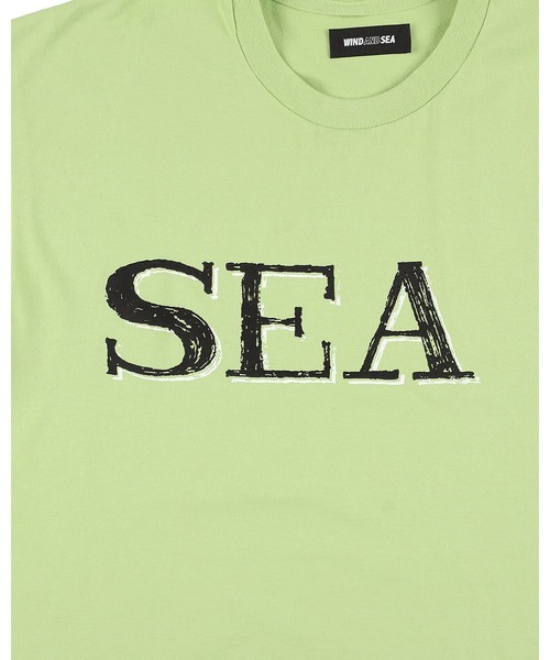 WIND AND SEA（ウィンダンシー）の「Logo S/S Tee（Tシャツ/カットソー・メンズ・パープル/ライム・LARGE/MEDIUM/SMALL/X-LARGE）」の5枚目の写真