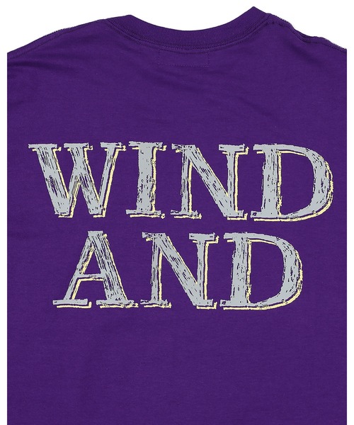 WIND AND SEA（ウィンダンシー）の「Logo S/S Tee（Tシャツ/カットソー・メンズ・パープル/ライム・LARGE/MEDIUM/SMALL/X-LARGE）」の9枚目の写真