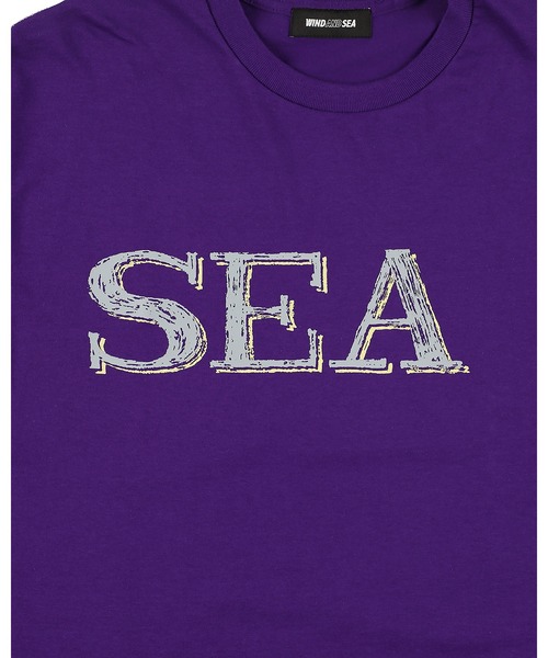 WIND AND SEA（ウィンダンシー）の「Logo S/S Tee（Tシャツ/カットソー・メンズ・パープル/ライム・LARGE/MEDIUM/SMALL/X-LARGE）」の10枚目の写真