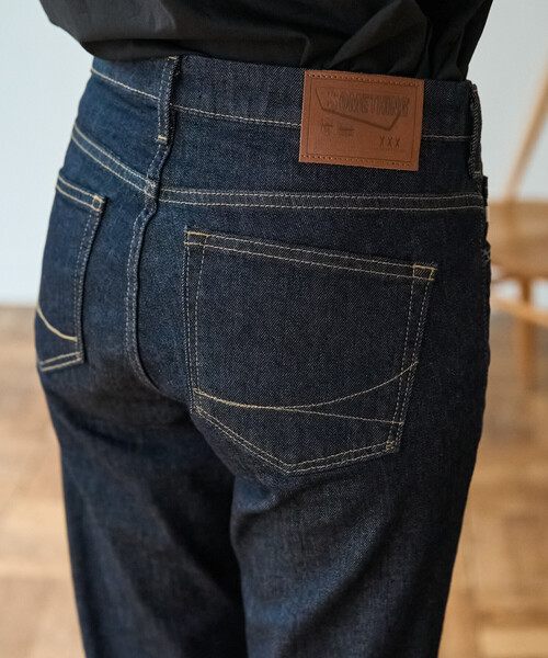 FREAK'S STORE（フリークスストア）の「SOMETHING × FREAK'S STORE/サムシング 別注 MID FLARE DENIM/別注ミッド フレアデニム（デニムパンツ・レディース・ネイビー/ブルー・SMALL/MEDIUM）」の18枚目の写真