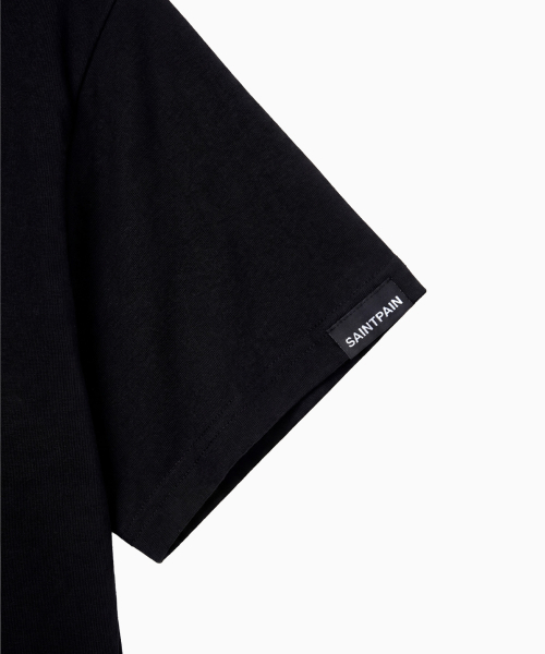 SAINTPAIN(セイントペイン)の「SPミックスドレタリング半袖Tシャツブラック(Tシャツ/カットソー・レディース・その他・MEDIUM/LARGE)」の4枚目の写真
