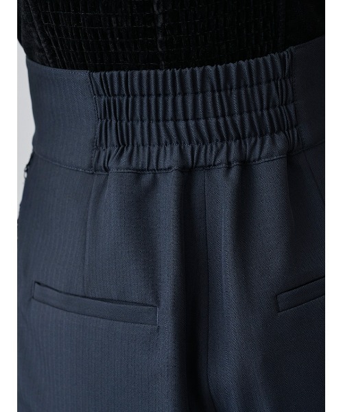 SNIDEL(スナイデル)の「【セットアップ対応】シンプルタックレーストリムパンツ(その他パンツ・レディース・チェック/ネイビー/グレー・0/1)」の10枚目の写真