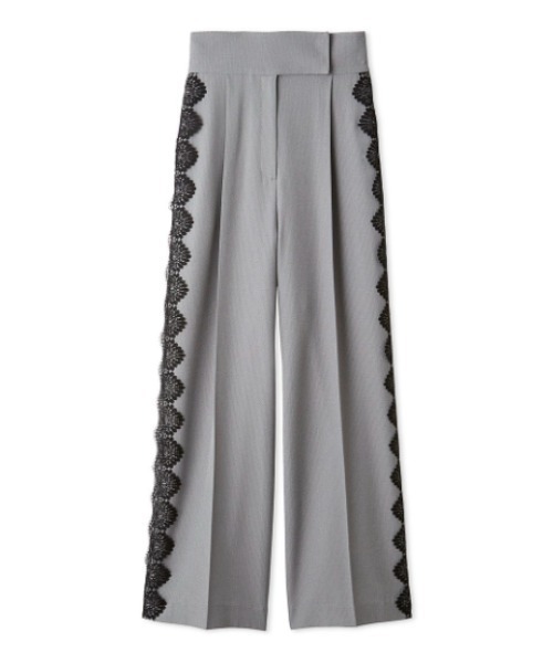 SNIDEL(スナイデル)の「【セットアップ対応】シンプルタックレーストリムパンツ(その他パンツ・レディース・チェック/ネイビー/グレー・0/1)」の11枚目の写真