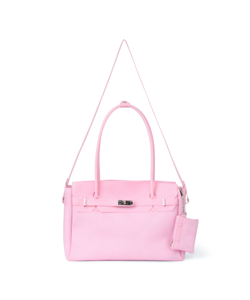 DEINET(ダイニット)の「JELLY TWO-WAY BIG BAG IN PINK(ショルダーバッグ・レディース・その他・FREE)」の5枚目の写真