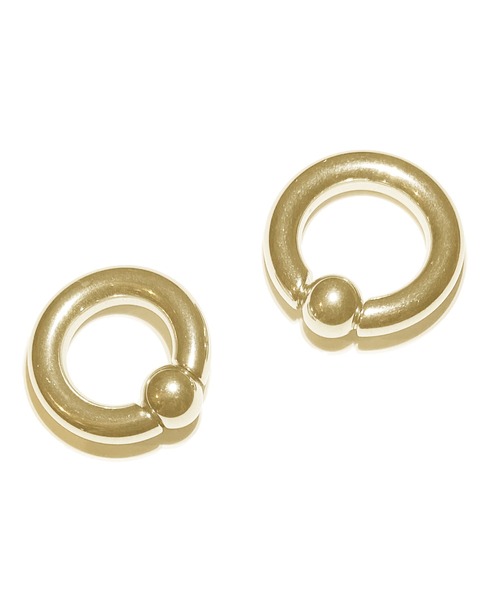 Chick（チック）の「MORPH モルフ CBR ボディーピアス 2ゲージ 14mm~16mm（ピアス（片耳用）・メンズ・ゴールド・16/14）」の3枚目の写真